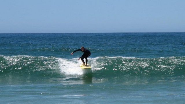 disfruta de las olas